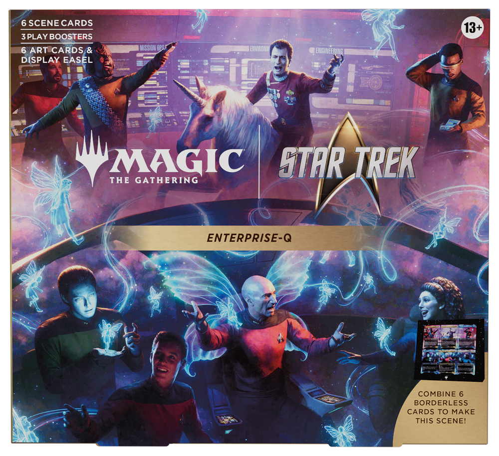 MTG STAR TREK SCENE BOX Enterprise-Q