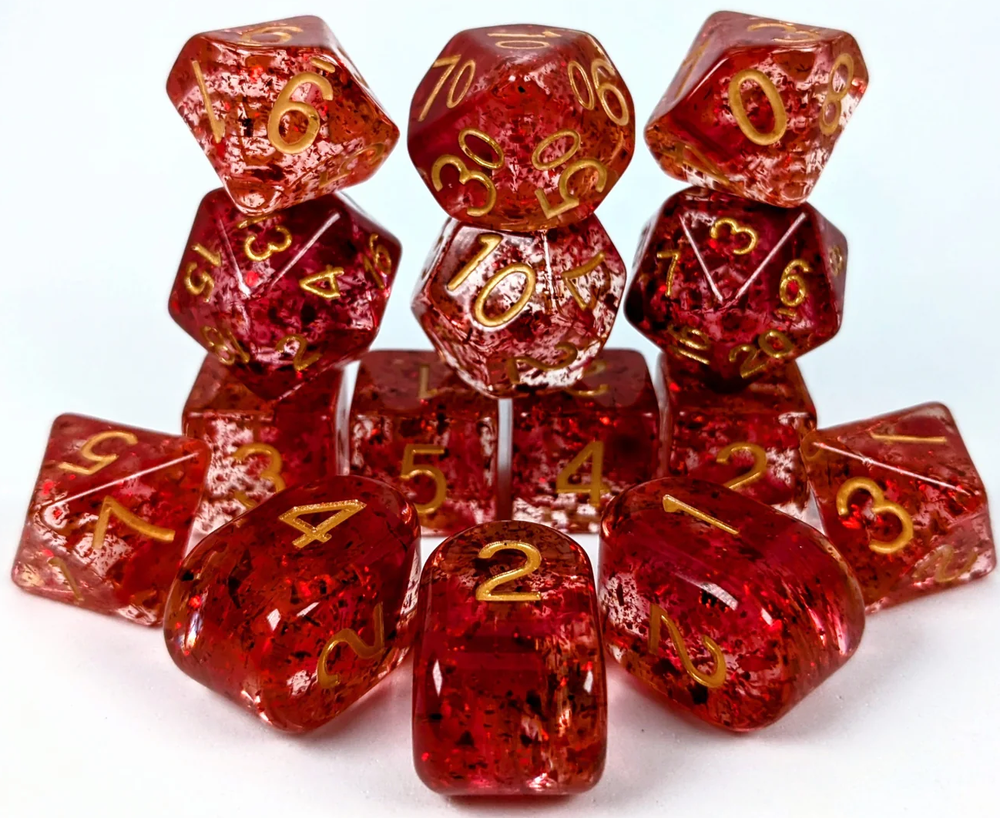 SET OF 15 DICE ALCHEMIST'S STONE