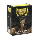 DRAGON SHIELD SLEEVES DUAL MATTE BLACK AND GOLD 100CT [2026-06-26]