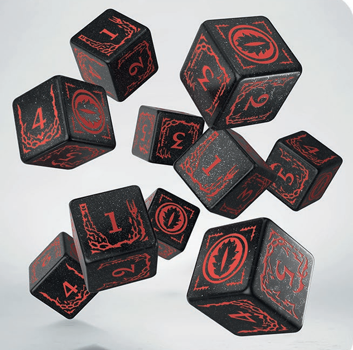 LORD OF THE RINGS MORDOR 10XD6 DICE SET  [2026-07-22]