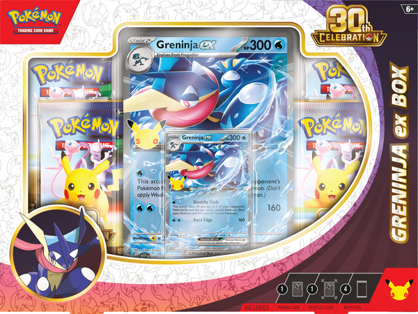 POKEMON 30TH CELEBRATION GRENINJA EX BOX [2026-09-16]