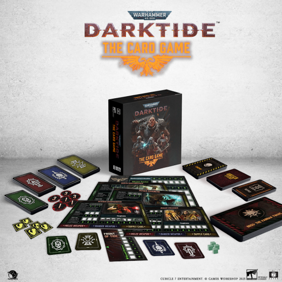 WARHAMMER 40K WRATH AND GLORY DARKTIDE THE CARD GAME