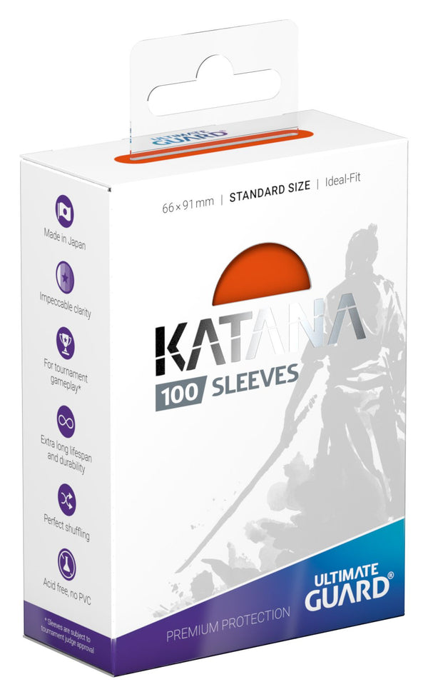UG SLEEVES KATANA ORANGE 100CT