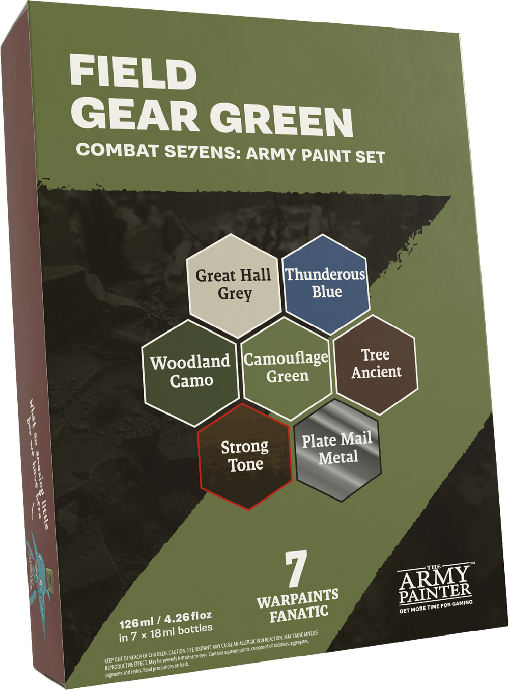COMBAT SE7ENS: FIELD GEAR GREEN PAINT SET (5) [2026-06-20]