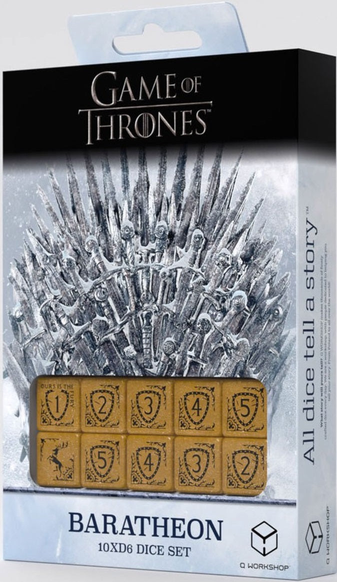 GAME OF THRONES 10XD6 DICE SET BARATHEON