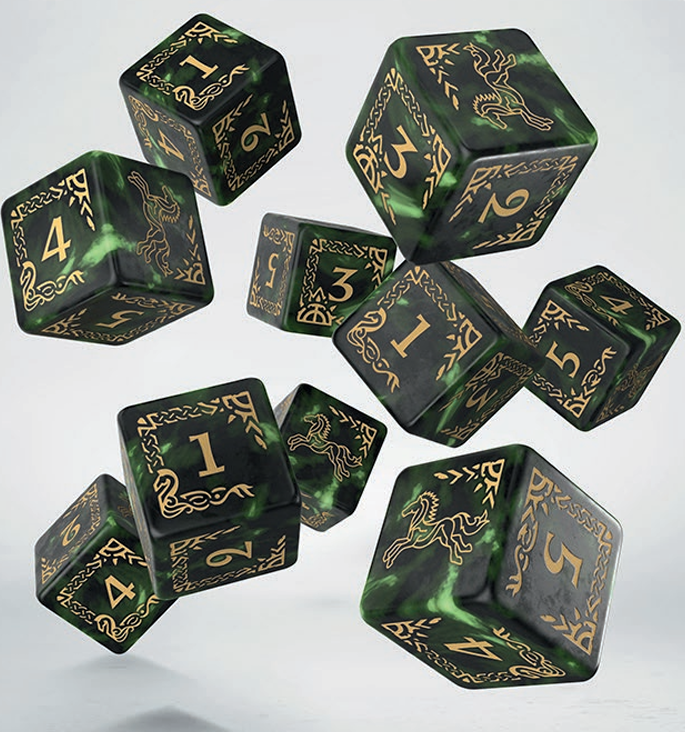 LORD OF THE RINGS ROHAN 10XD6 DICE SET [2026-07-22]