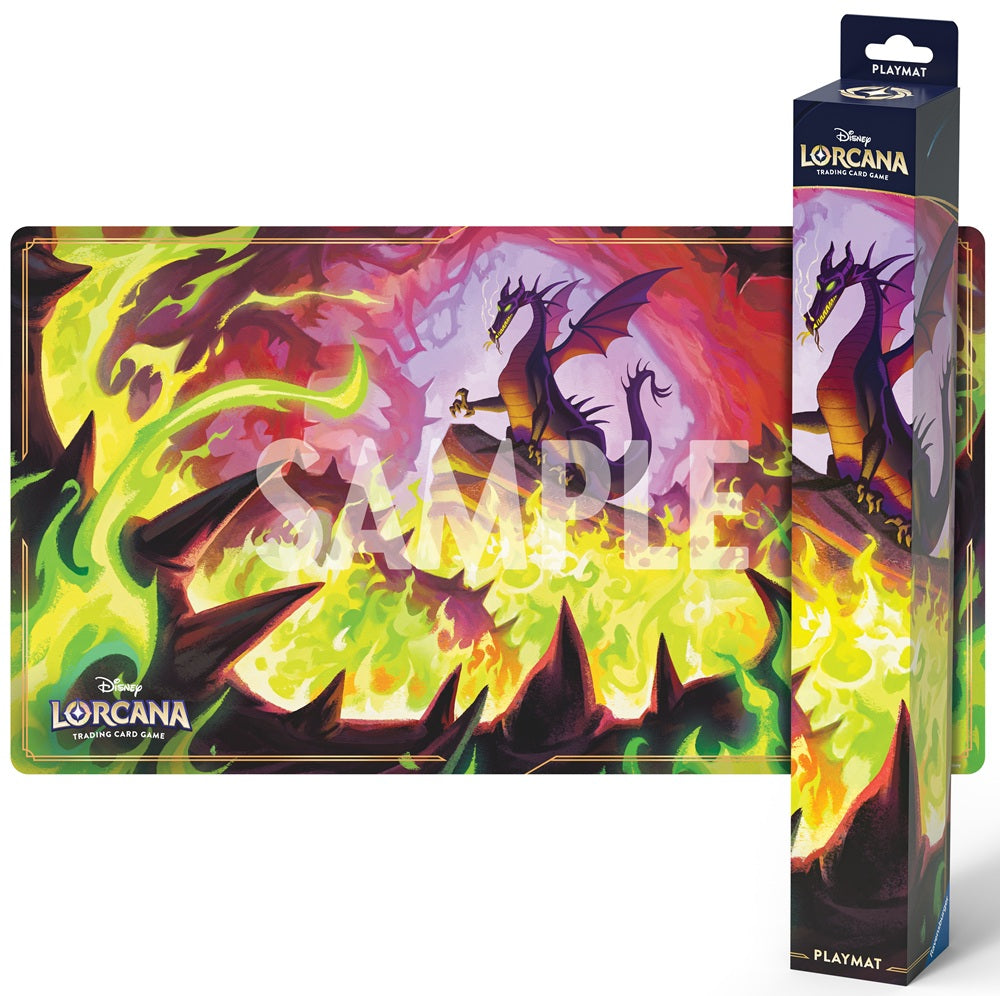 Disney Lorcana Winterspell Dragon Fire Playmat