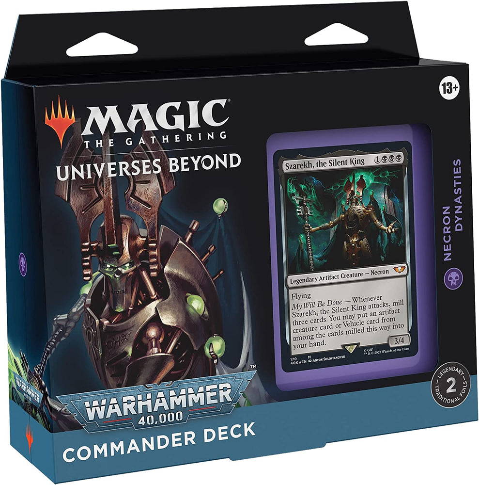 MTG Universes Beyond: Warhammer 40K Commander Necron Dynasties