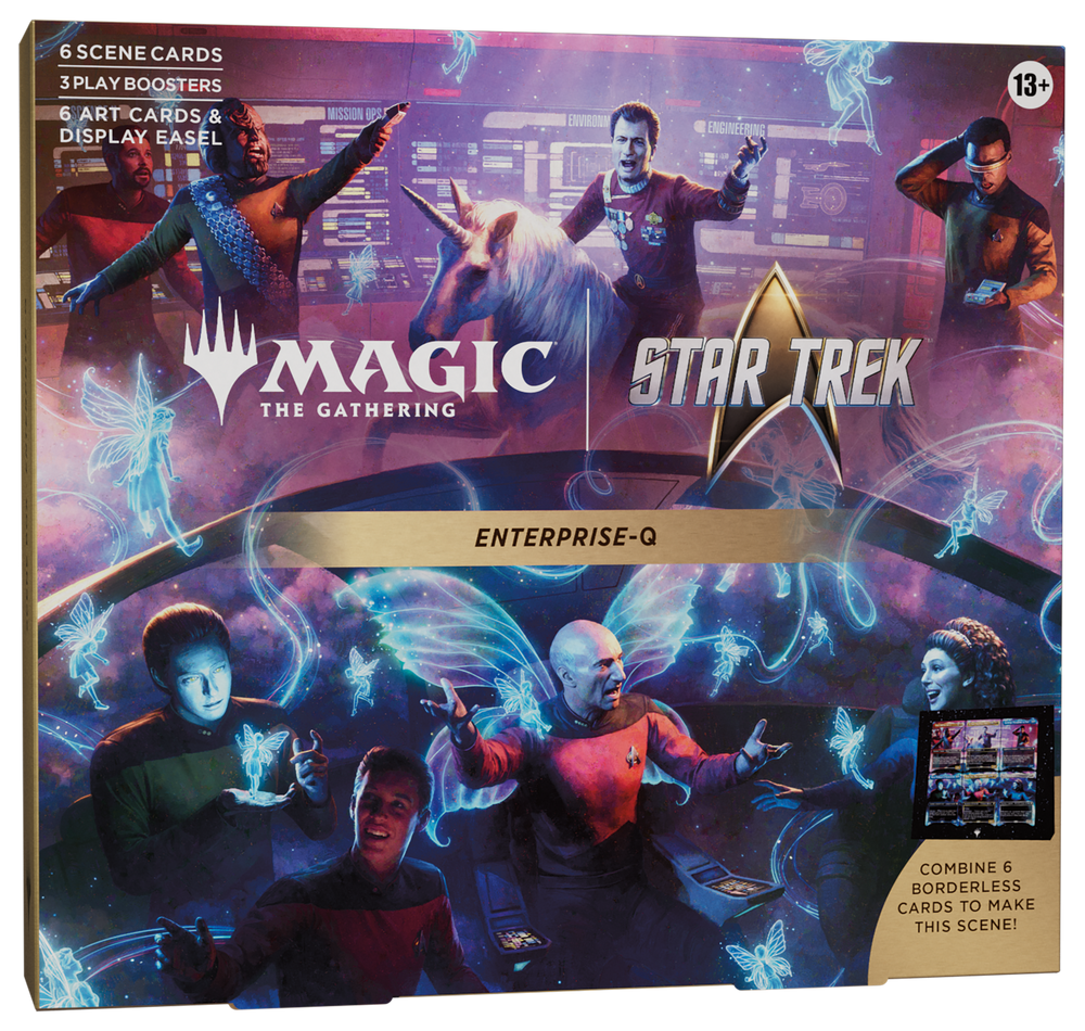 MTG STAR TREK SCENE BOX Enterprise-Q