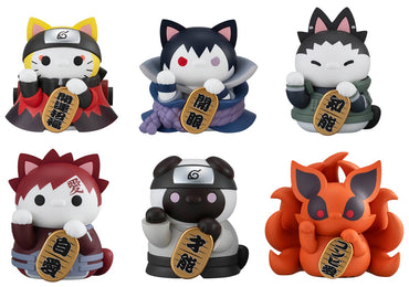 MEGAHOUSE NARUTO NYARUTO! FORTUNE CATS NARUTO UZUMAKI & FRIENDS VER MEGA CAT PROJECT