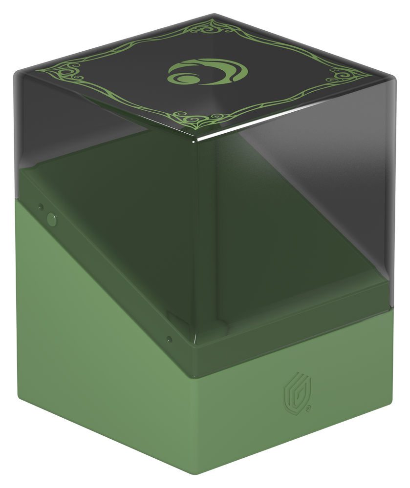 UG DECK CASE BOULDER 100+ MTG LORWYN ECLIPSED - BLACK/GREEN