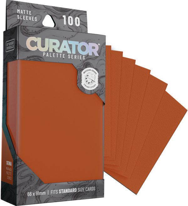 CURATOR SLEEVES PALETTE SERIES: SIENNA 100CT