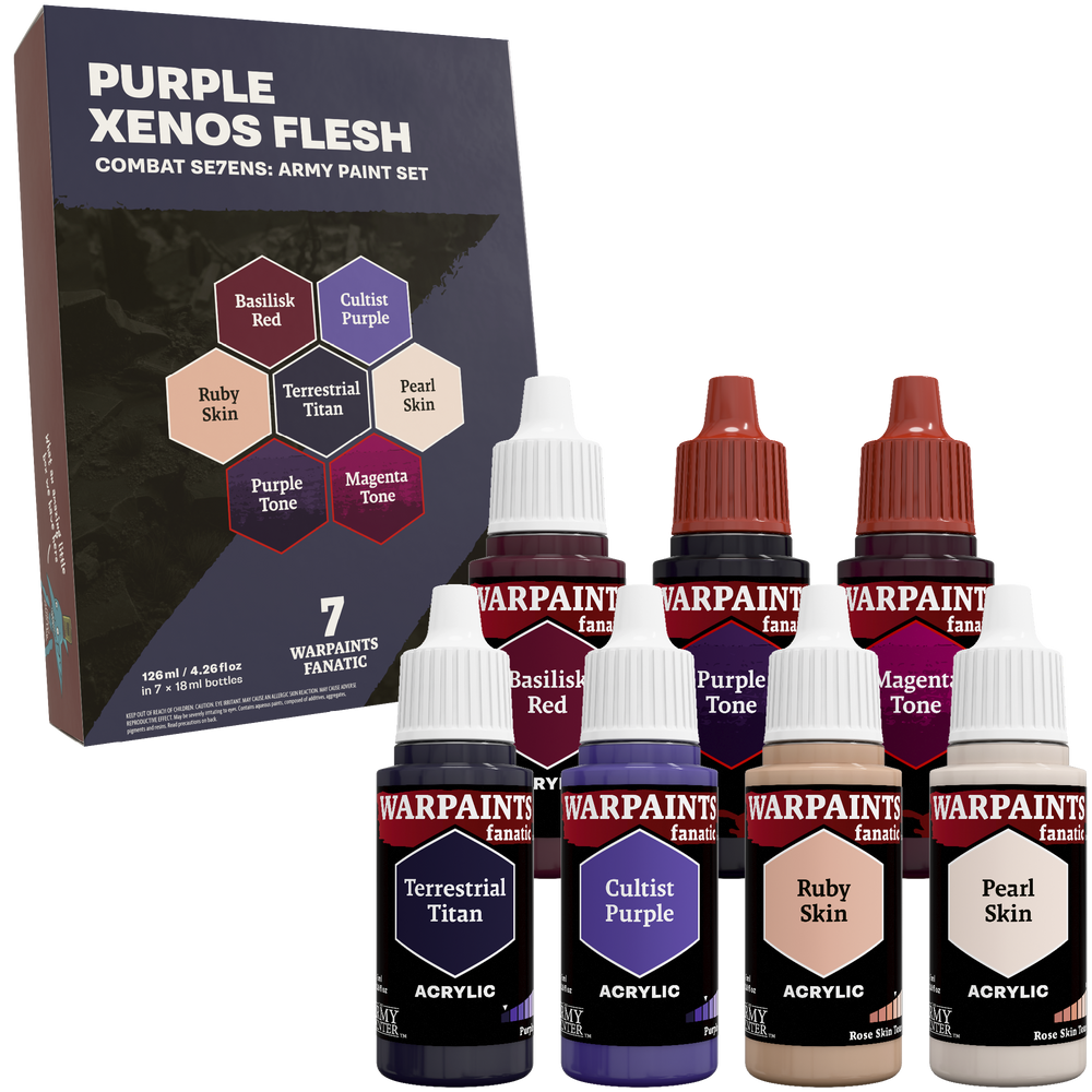 COMBAT SE7ENS: PURPLE XENOS FLESH PAINT SET (5) [2026-06-20]