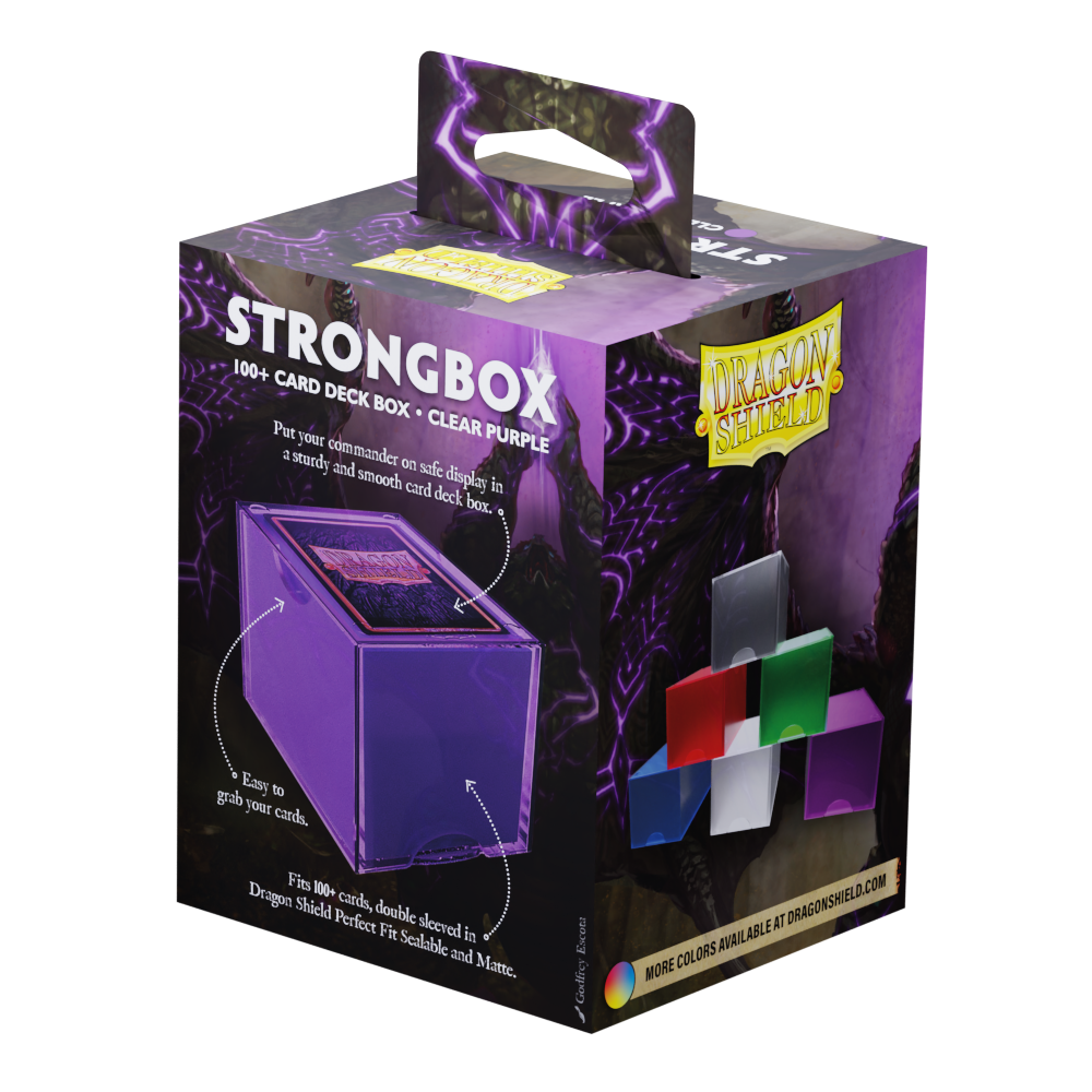 DRAGON SHIELD STRONGBOX CLEAR PURPLE