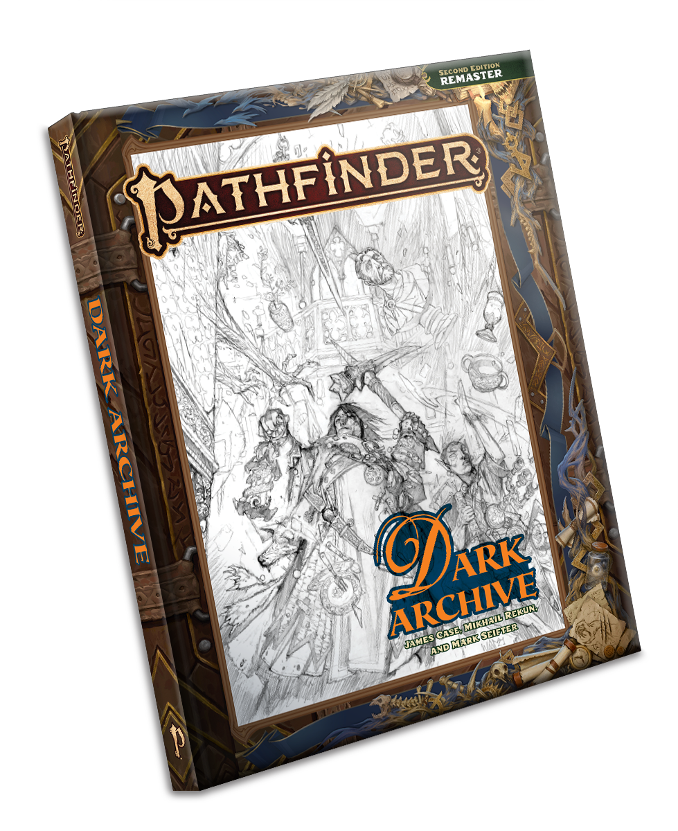 PATHFINDER DARK ARCHIVE (REMASTERED)  SKETCH COVER