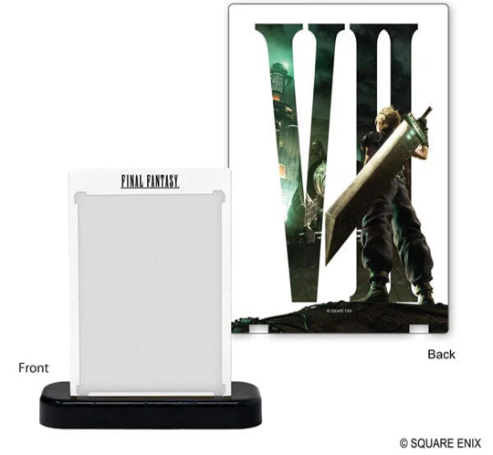 FINAL FANTASY 1TOUCH 35PT EDGE CLOUD WHITE FRONT DESIGN