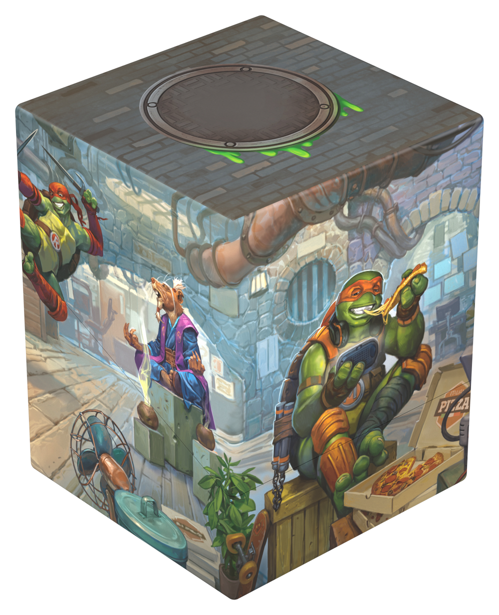 UG RTE DECK CASE BOULDER 100+ MTG TEENAGE MUTANT NINJA TURTLES - TURTLE LAIR