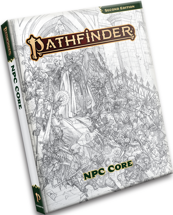 PATHFINDER 2E RPG NPC CORE SKETCH COVER