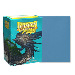 DRAGON SHIELD SLEEVES DUAL MATTE LAGOON 100CT