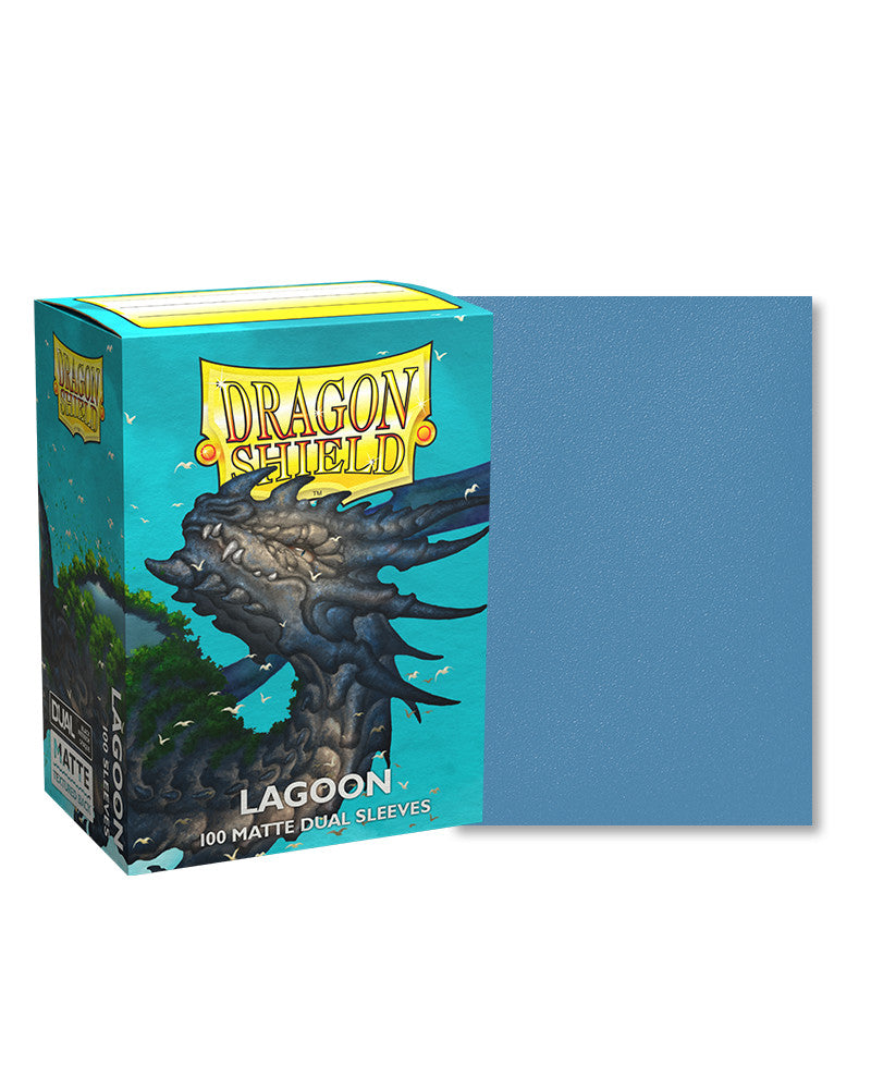 DRAGON SHIELD SLEEVES DUAL MATTE LAGOON 100CT