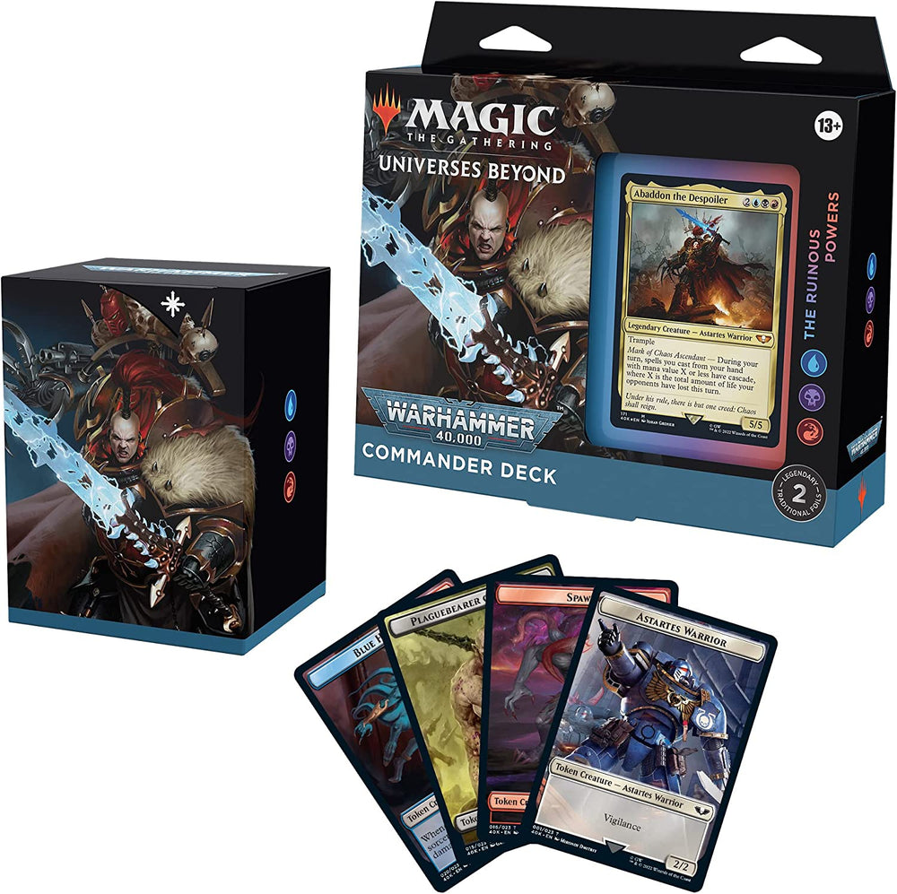 MTG Universes Beyond: Warhammer 40K Commander The Ruinous Powers