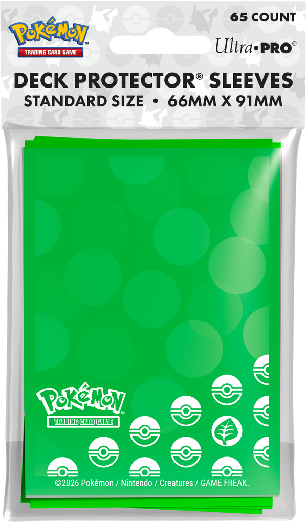 UP D-PRO POKEMON ENERGY GRASS TYPE  65CT