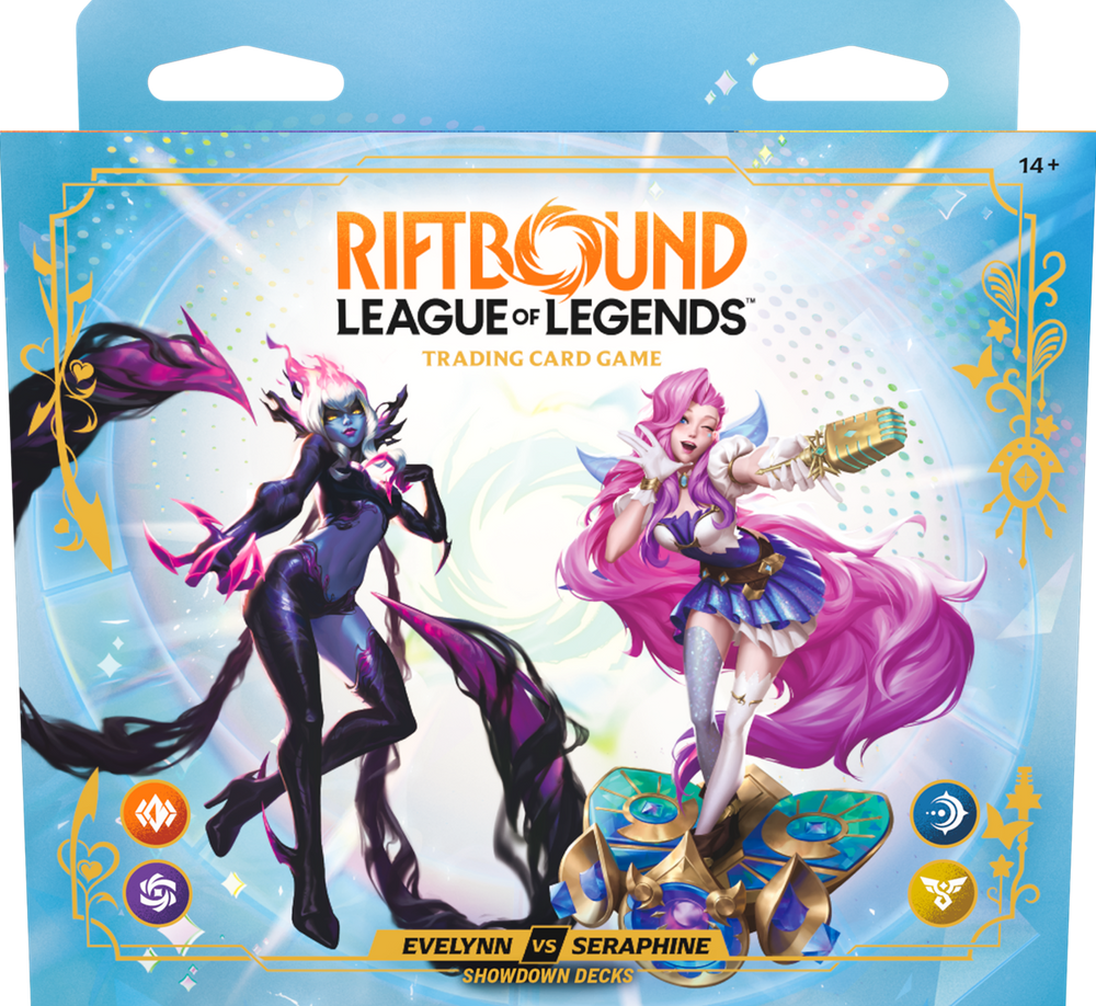 RIFTBOUND LEAGUE OF LEGENDS TCG RADIANCE SHOWDOWN DECK - EVELYNN VS SERAPHINE [2026-10-23]