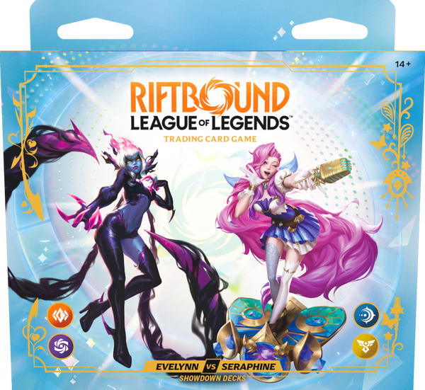 RIFTBOUND LEAGUE OF LEGENDS TCG RADIANCE SHOWDOWN DECK - EVELYNN VS SERAPHINE [2026-10-23]