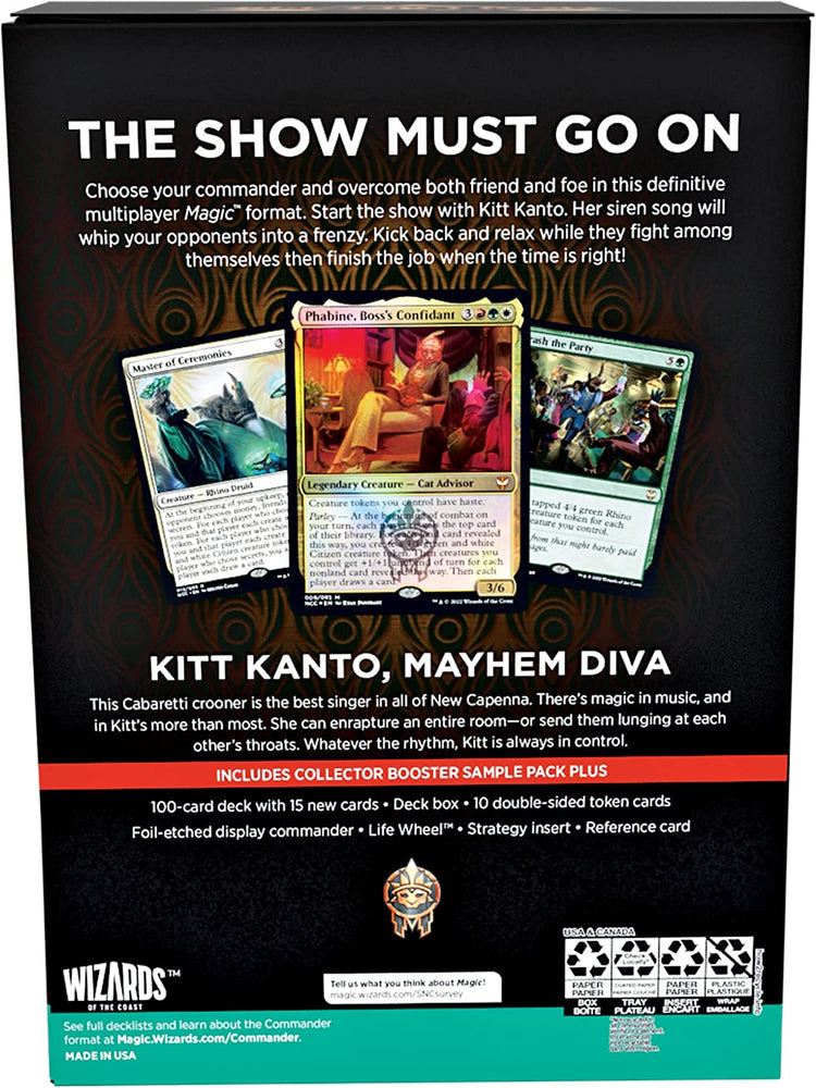 MTG Streets of New Capenna Commander Deck Cabaretti Cacophony