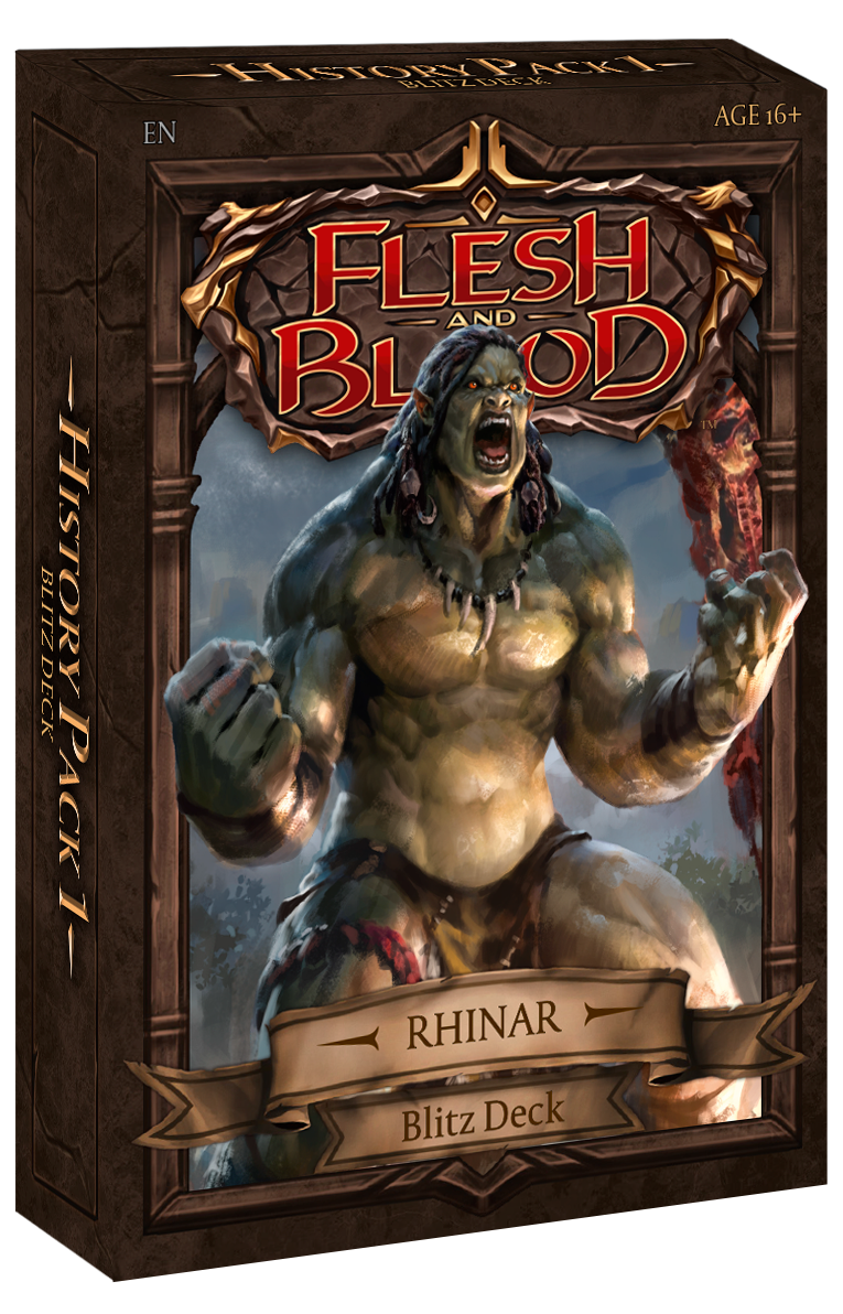 Flesh and Blood History Pack 1 Rhinar Blitz Deck
