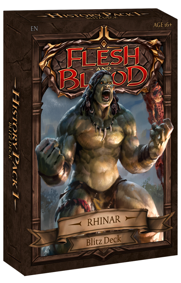 Flesh and Blood History Pack 1 Rhinar Blitz Deck