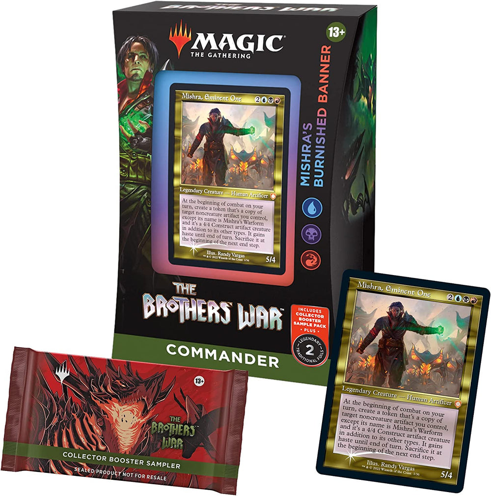 MTG Brothers War Commander Deck Mishra's Burnished Banner
