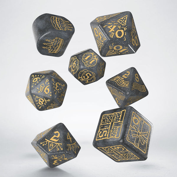 HAPPY BIRTHDAY DICE SET CONFETTI