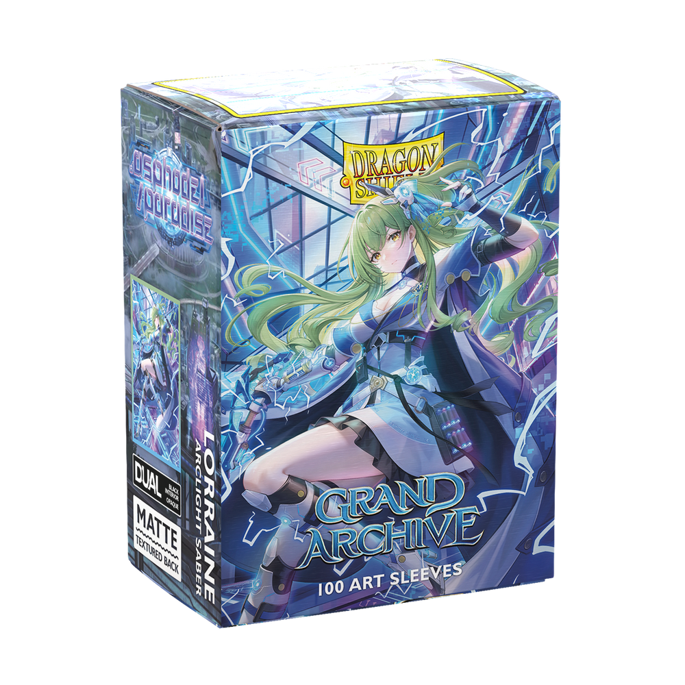 DRAGON SHIELD SLEEVES GRAND ARCHIVE LORRAINE, ARCLIGHT SABER 100CT