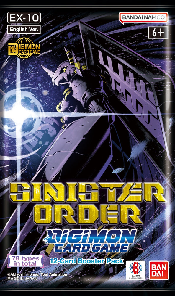 DIGIMON CG EX10 SINISTER ORDER EXTRA PACK