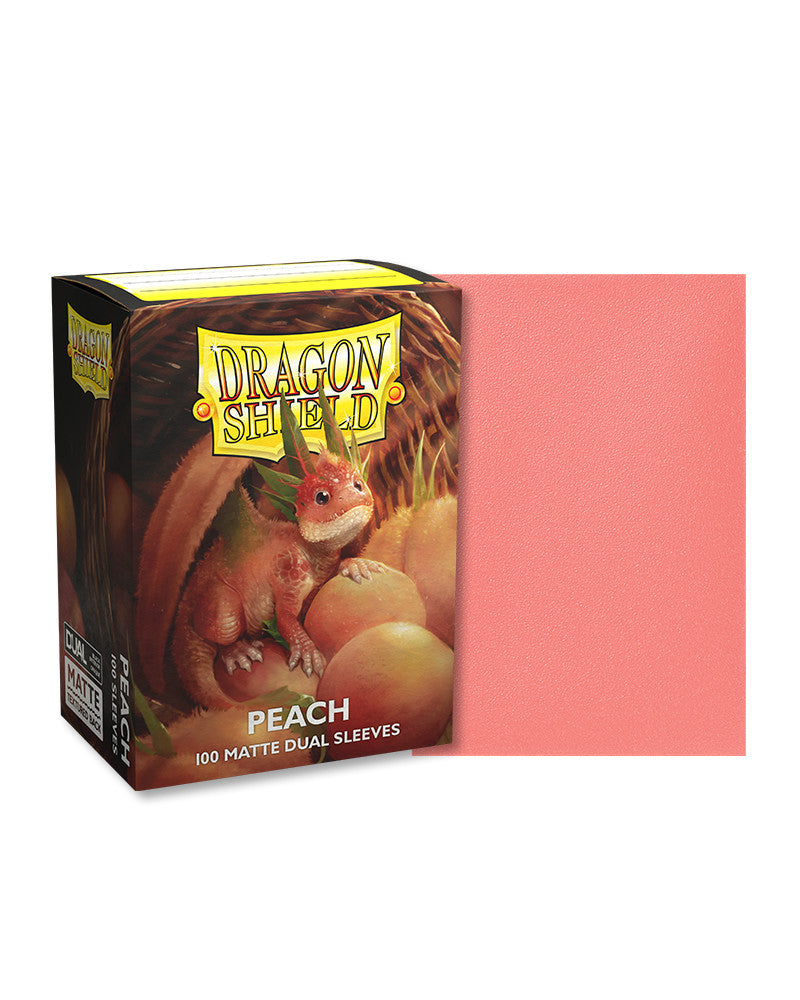 DRAGON SHIELD SLEEVES DUAL MATTE PEACH 'PIIP'