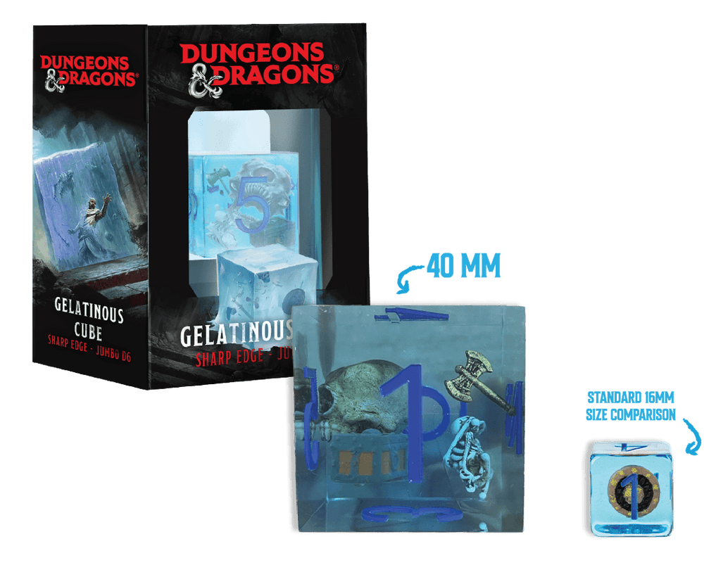 DND JUMBO GELATINOUS CUBE D6