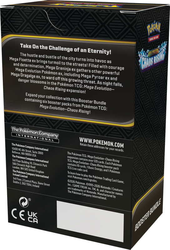 POKEMON ME04 CHAOS RISING BOOSTER BUNDLE