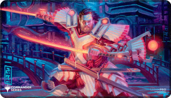 UP PLAYMAT MTG COMMANDER SERIES THREE COLOR WEDGE ISSHIN STITCHED