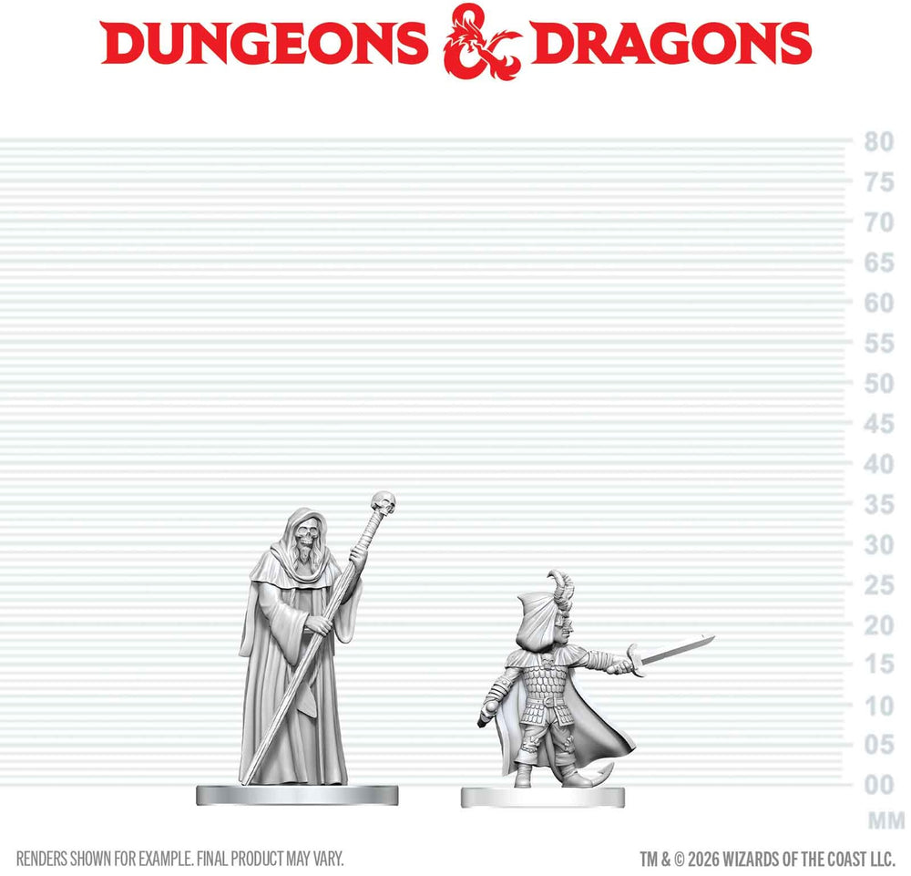 DND UNPAINTED MINIS WV29 CULTIST OF BHAAL & CULTIST OF MYRKUL (36/144) [2026-08-15]