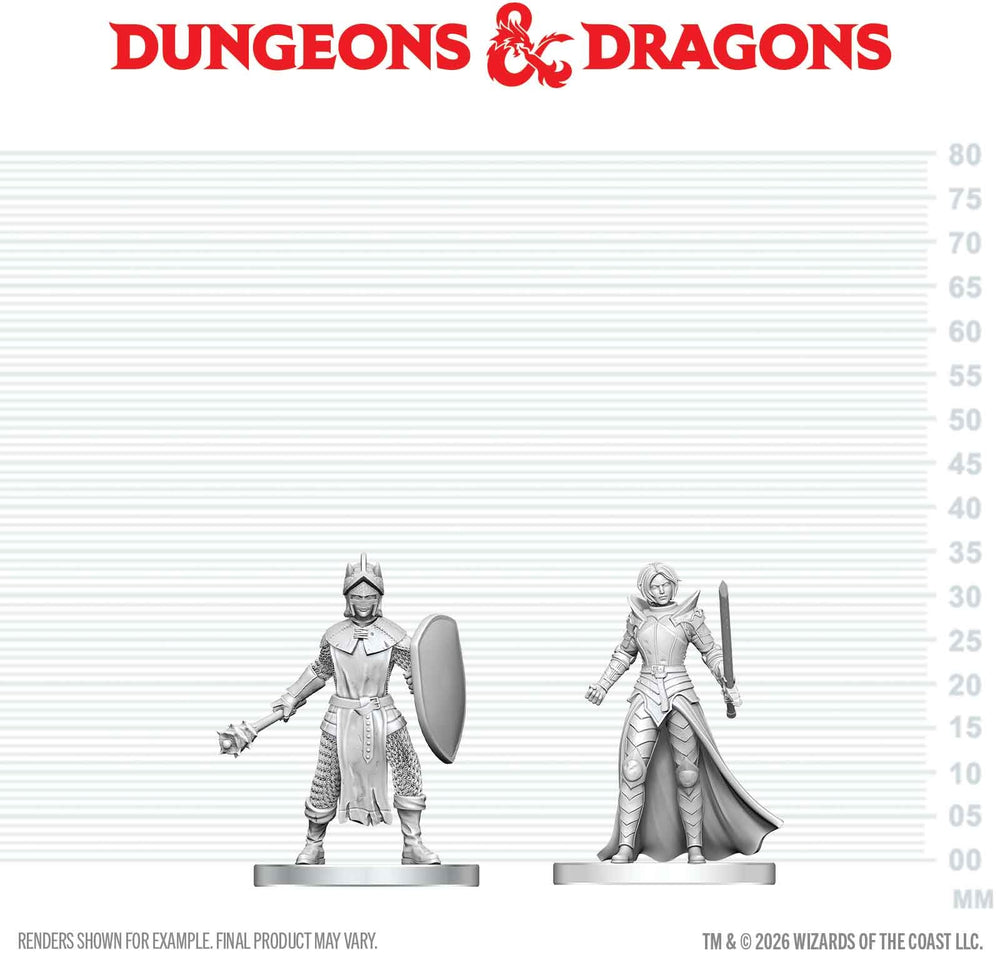 DND UNPAINTED MINIS WV29 BLACK GAUNTLET & ZHENTILAR PALADIN OF BANE (36/144) [2026-08-15]