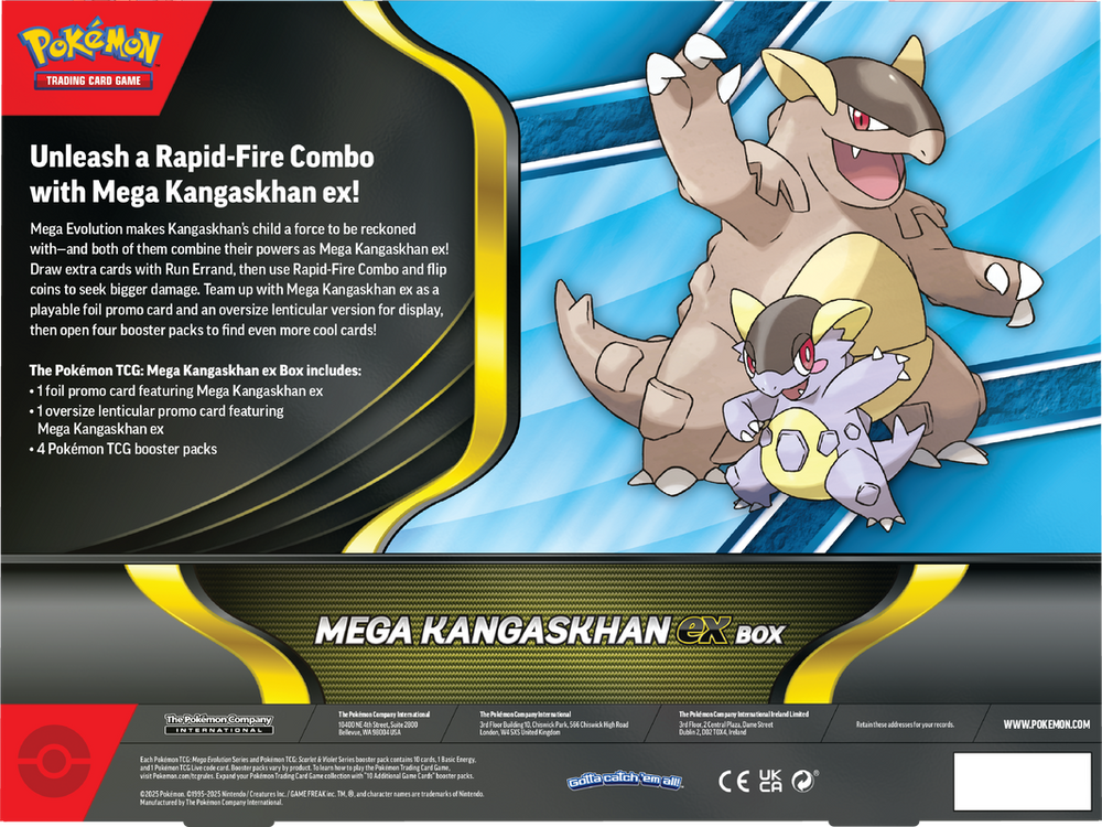 POKEMON MEGA KANGASKHAN EX BOX