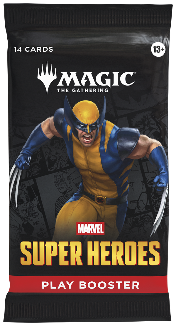SLEEVED MTG MARVEL SUPER HEROES PLAY BOOSTER [2026-06-26]