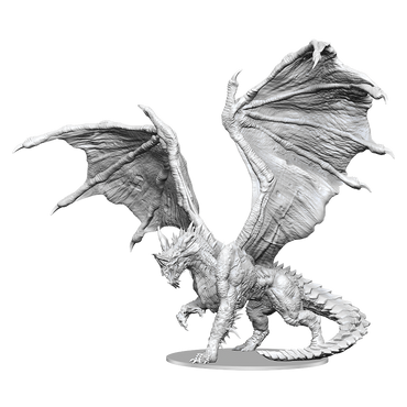 Dnd Unpainted Minis Adult Blue Dragon