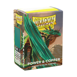DRAGON SHIELD SLEEVES DUAL MATTE POWER AND COPPER 100CT [2026-06-26]