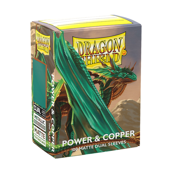 DRAGON SHIELD SLEEVES DUAL MATTE POWER AND COPPER 100CT [2026-06-26]
