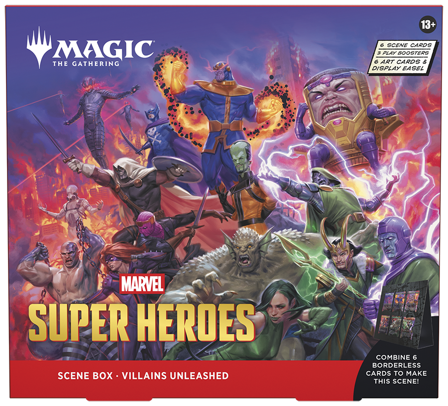 MTG MARVEL SUPER HEROES SCENE BOX - VILLIANS UNLEASHED [2026-06-26]