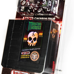 1UP-DICE CACKLING SKULL POLYHEDRAL DICE SET
