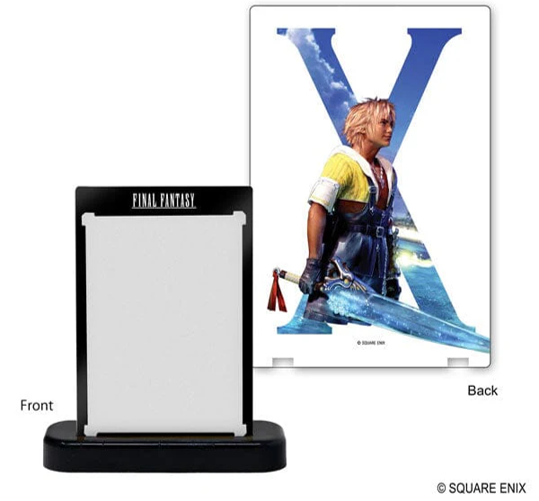 FINAL FANTASY 1TOUCH 35PT EDGE TIDUS BLACK FRONT DESIGN