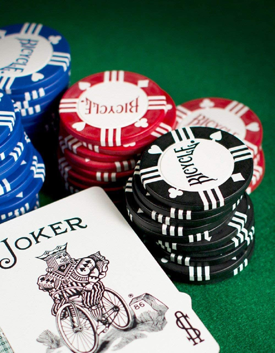 Bicycle - 8 Gram Clay Poker Chips 50Ct